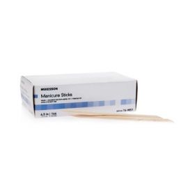 Manicure Stick McKesson 4.5 Inch 100% White Birch, 472582CS