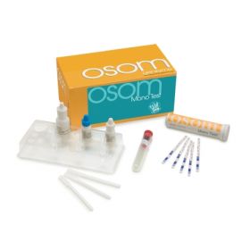 Rapid Test Kit OSOM Mono Test Infectious Disease Immunoassay Infectious Mononucleosis Whole Blood / Serum / Plasma Sample 25 Tests