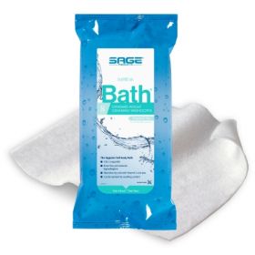 Rinse Free Bath Wipe Impreva Bath Soft Pack Aloe Unscented  Count

