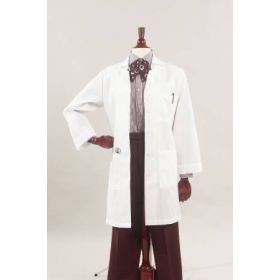 Lab Coat White Small Knee Length Reusable 476128