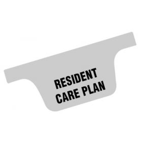 Chart Divider Tab - Resident Care Plan - Paper - Side