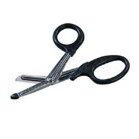 Bandage Scissors 7 Inch Length Stainless Steel NonSterile Finger Ring Handle Blunt Tip / Blunt Tip