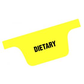 Chart Divider Tab - Dietary - Paper - Side