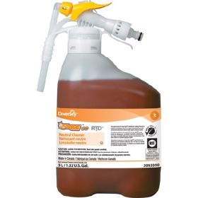 Diversey Stride Surface Cleaner Alcohol Based Liquid Concentrate 5 Liter Bottle Citrus Scent NonSterile