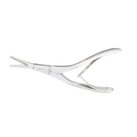 Septal Scissors Miltex Caplan 8 Inch Length OR Grade German Stainless Steel NonSterile Plier Handle with Spring Angled Blade Blunt Tip / Blunt Tip