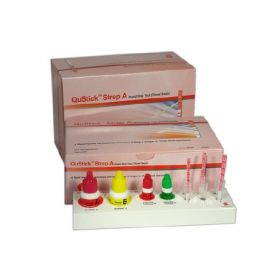 Rapid Test Kit QuStick Infectious Disease Immunoassay Strep A Test Throat Swab Sample 25 Tests