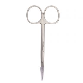 Iris Scissors McKesson Argent  4 Inch Length Surgical Grade Stainless Steel Finger Ring Handle Sharp Tip / Sharp Tip