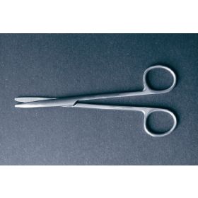 Dissecting Scissors McKesson Argent  Metzenbaum 5-1/2 Inch Length Surgical Grade Stainless Steel NonSterile Finger Ring Handle Straight Blunt Tip / Blunt Tip