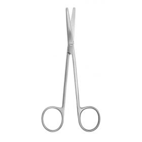 Dissecting Scissors McKesson Argent  Metzenbaum 5-1/2 Inch Length Surgical Grade Stainless Steel NonSterile Finger Ring Handle Curved Blunt Tip / Blunt Tip