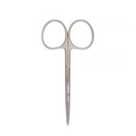 Suture Scissors McKesson Argent  Spencer 3-1/2 Inch Surgical Grade Stainless Steel Finger Ring Handle Straight Blunt Tip / Blunt Tip