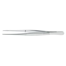 Dressing Forceps McKesson Argent Semken 5 Inch Length Surgical Grade Stainless Steel NonSterile NonLocking Thumb Handle Curved Serrated Tips