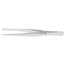 Tissue Forceps McKesson Argent 4-1/2 Inch Length Surgical Grade Stainless Steel NonSterile NonLocking Thumb Handle 1 X 2 Teeth
