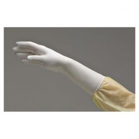 Gloves Surgical NitriDerm Powder-Free Nitrile LF 11.5 in 8.5 Strl White 25Pr/Bx, 4 BX/CA