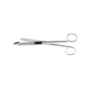 Enterotomy Scissors Miltex 8-1/4 Inch Length OR Grade German Stainless Steel NonSterile Finger Ring Handle Straight Blade Blunt Tip / Blunt Tip