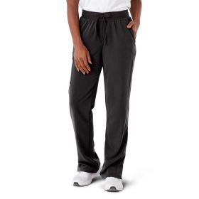 Varick AVE Women's Scrub Pant, Regular Inseam, Black, Size S
