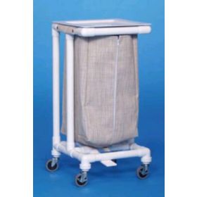Single Hamper with Bag Classic 4 Casters 39 gal.