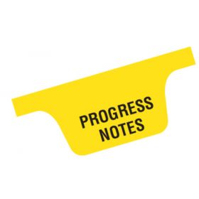 Chart Divider Tab - Progress Notes - Paper - Side