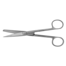 Operating Scissors BR Surgical 5-1/2 Inch Length Surgical Grade Stainless Steel Finger Ring Handle Straight Sharp Tip / Blunt Tip