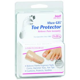 Toe Protector Visco GEL Toe Protector Small Pull On Left or Right Foot
