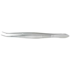 Cilia Forceps Miltex Barraquer 4-1/2 Inch Length OR Grade German Stainless Steel NonSterile NonLocking Thumb Handle Straight Smooth Tip