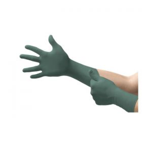 Gloves Industrial Dura Flock PF Nitrile LF 10.6 in XL Dark Green 50x10/Ca