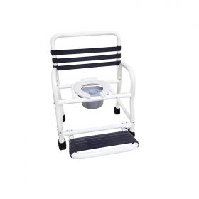 Patented Infection Control Shower Commode Chair DNE-435HS-4TWL-FF