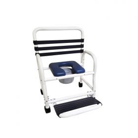 Patented Infection Control Shower Commode Chair DNE-435-4TWL-FF