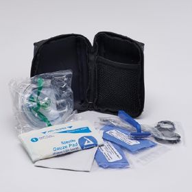 Prep Kit, AED 1 Pair Gloves, 1-CPR Barrier Mask, 1-Disposable Razor, 1-4 X 4 Gauze, 1-Scissors, 1-Towel, 1-Antiseptic Wipe, 1-One Way Filter AED