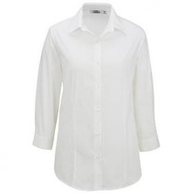 Women's Tailored Stretch Maternity Shirt, White , Size M