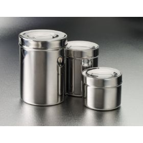 Sundry Jar Stainless Steel 2-1/4 Qt 6-1/2 X 5 Inch