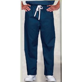 Scrub Pants Fashion Blend Reversible Medium Navy Blue Unisex