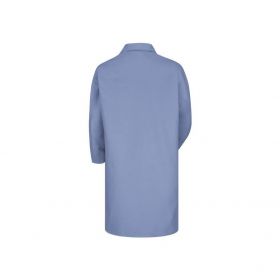 Men's Lab Coat, 4-Gripper Front Closure, Light Blue, Size L