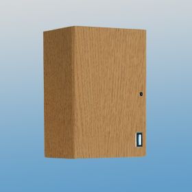 Wall Cabinet with Locking Door, 18 Inch - 5091YWR