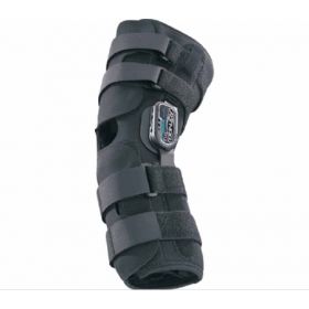Hinged Knee Brace Playmaker  Large Pull-On / Hook and Loop Strap Closure 21 to 23-1/2 Inch Circumference Left or Right Knee