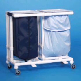 Double Hamper with Bags Classic 4 Casters 39 gal. 511457