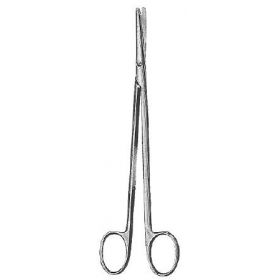 Dissecting Scissors HerMann Metzenbaum 10 Inch Length Surgical Grade Stainless Steel NonSterile Finger Ring Handle Straight Blunt Tip / Blunt Tip
