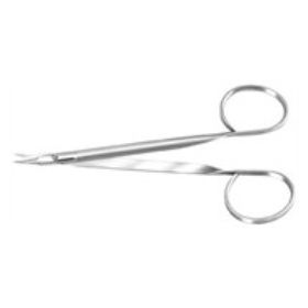 Suture Scissors Bausch+Lomb 124 mm Surgical Grade Stainless Steel NonSterile Ribbon Style Finger Ring Handle Sharp Tip / Sharp Tip