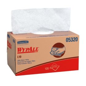 Task Wipe WypAll L10 Light Duty White NonSterile 1 Ply Tissue 9 X 10-1/4 Inch Disposable