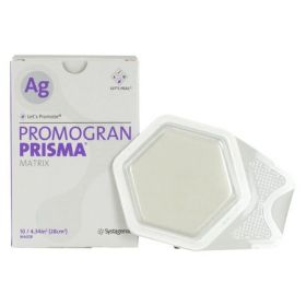 Silver Collagen Dressing Promogran Prisma Matrix 4-1/3 X 4-1/3 Inch Hexagon Sterile