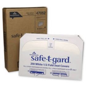 Toilet Seat Cover Safe-T-Gard Half Fold 16.8 X 14.3 Inch