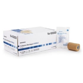 Cohesive Bandage McKesson  Standard Compression Self adherent Closure Tan Sterile 520558
