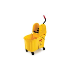 Mop Bucket with Wringer Rubbermaid 44 Quart Yellow