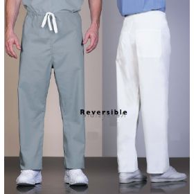 Scrub Pants Fashion Blend Reversible 2X-Large Navy Blue Unisex