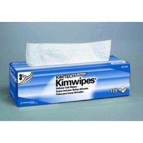 Delicate Task Wipe Kimtech Science Kimwipes Light Duty White NonSterile 3 Ply Tissue 11-4/5 X 11-4/5 Inch Disposable