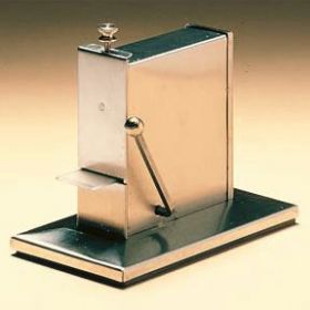 Microscope Slide Dispenser Boekel Metal Stainless Steel Manual Lever 54 Slide Freestanding