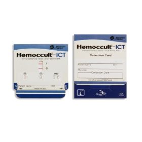 Patient Sample Collection and Screening Kit Hemoccult ICT Colorectal Cancer Screening Fecal Occult Blood Test (iFOB or FIT) Stool Sample 100 Cards