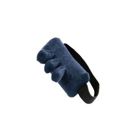 Adult Large Hand/Finger Contracture Cushion, Terrycloth, Navy