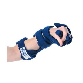 Pediatric Adjustable Cone Hand Orthosis, Terrycloth Cover, Navy, Large