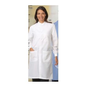 Lab Coat White Large Knee Length Reusable 529896