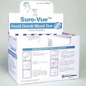 Rapid Test Kit Sure-Vue Extra Sensitive Colorectal Cancer Screening / Home Test Device Fecal Occult Blood Test (FOBT) Stool Sample 80 Tests